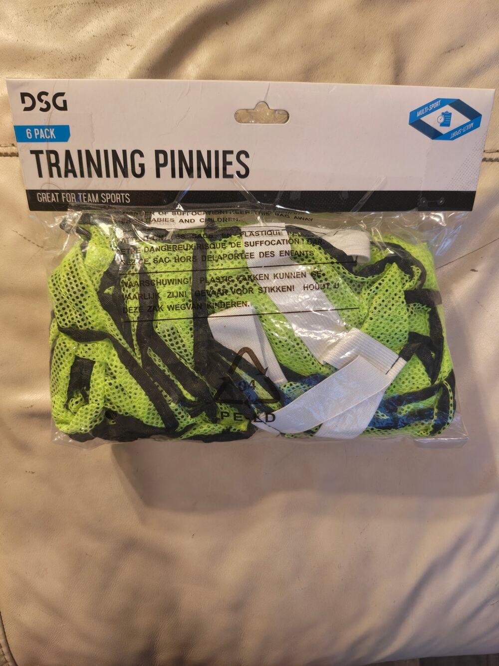 Training Pinnies Multisport 6 pack Overwear Team Jersey